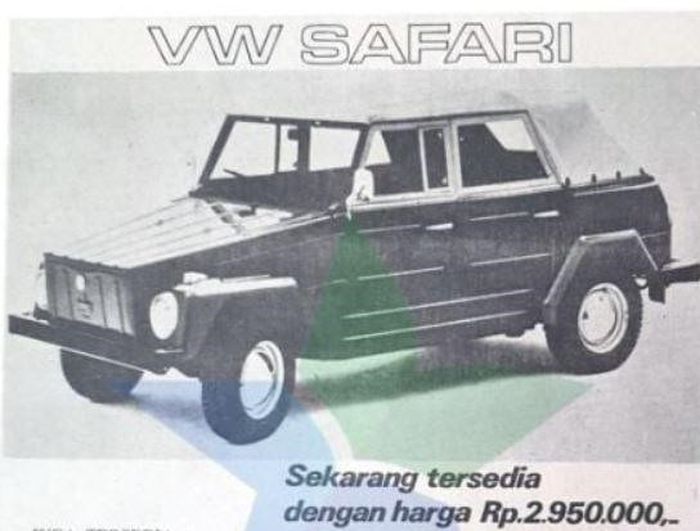 Harga VW Safari Camat di Jakarta pada 1970-an yang dijual PT Garuda Mataram Motor Company (GMMC) hanya Rp 2,95 juta. 