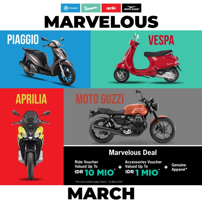 Program Marvelous March dari PT Piaggio Indonesia (PID)