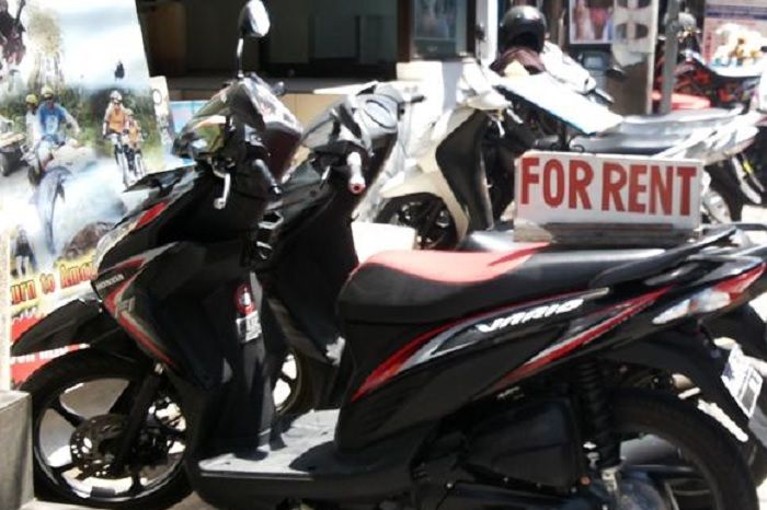 Ilustrasi sewa motor, Perhimpunan Rental Motor (PRM) Bali minta bule yang buka usaha sewa motor ilegal ditindak.