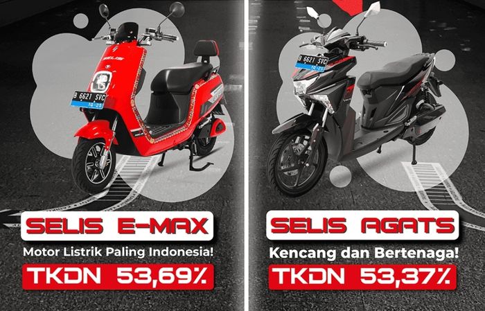 TKDN Selis Agats dan E-Max sudah melampaui syarat insentif kendaraan listrik. Cek harganya setelah dapat insentif Rp 7 juta.