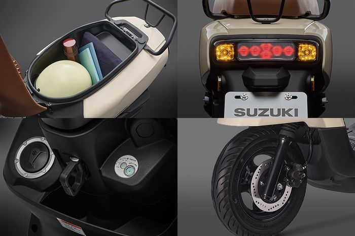 Kelengkapan dan fitur Suzuki Sui 125