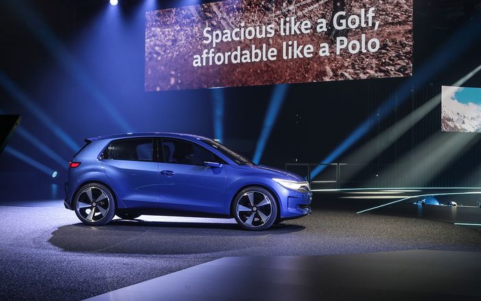 ID.2all memiliki desain perpaduan antara Golf dan Polo ketimbang futuristis ala Volkswagen ID.