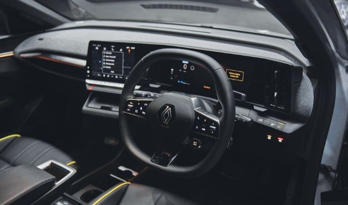 Tampilan interior Renault Megane E-Tech
