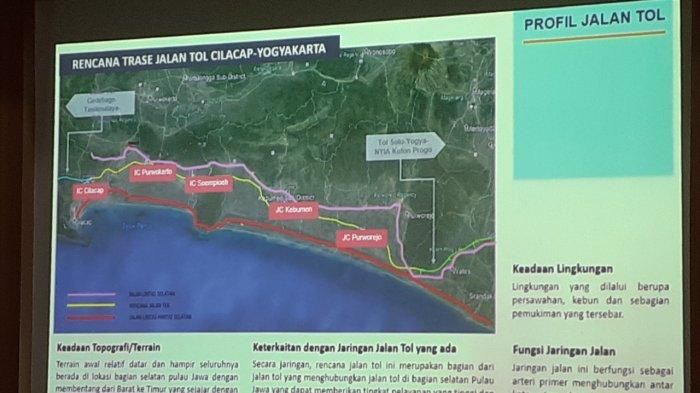 Trase tol Jogja-Cilacap sepanjang 121,75 Km