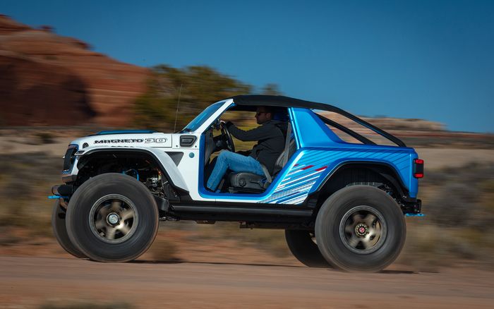 Jeep Magneto 3.0 memiliki penyaluran tenaga lebih baik dan tenaga hingga 650 dk.