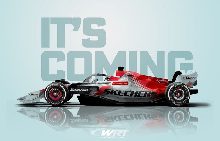 Ilustrasi mobil F1 WRT
