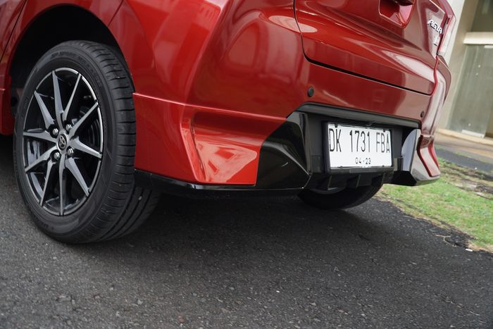 Rear spoiler Toyota Agya GR Sport