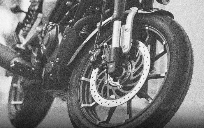 kaki-kaki pakai suspensi depan upside down dan kaliper rem lansiran Bybre.