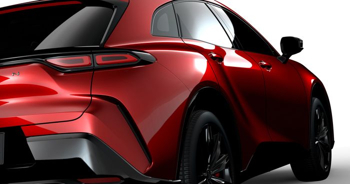 Teaser mobil baru Toyota Crown Sport.