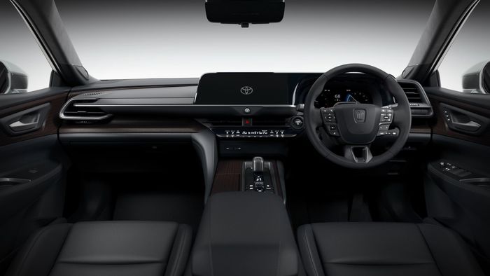 Render interior Toyota Crown Sedan.