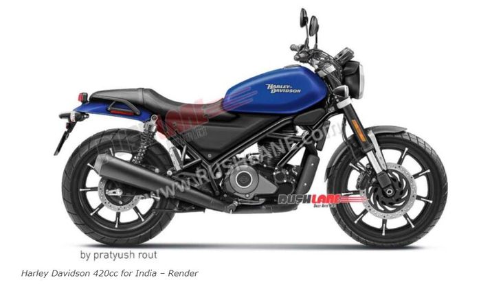 bagian tangkinya memiliki logo emboss Harley-Davidson yang kesannya premium.