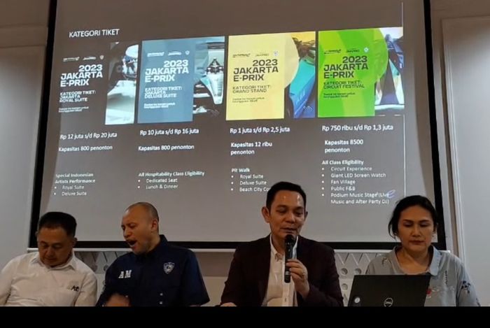 Detail dan harga tiket Formula E Jakarta 2023.