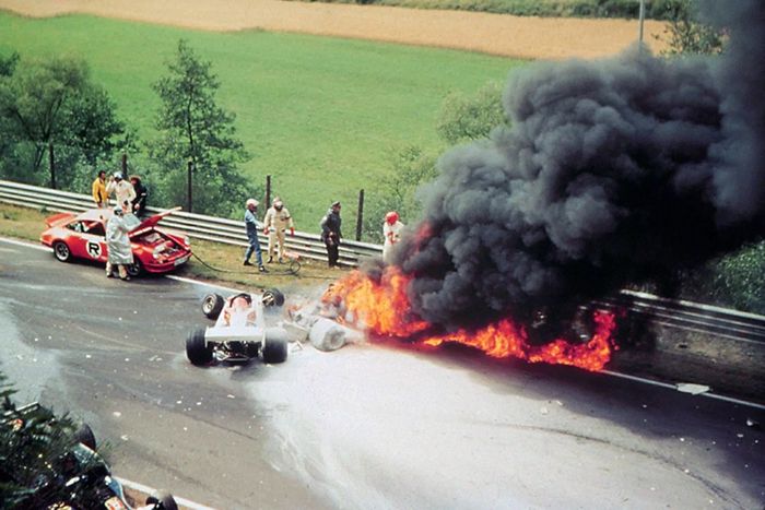 Crash Niki Lauda di Nurburgring Nordschleife