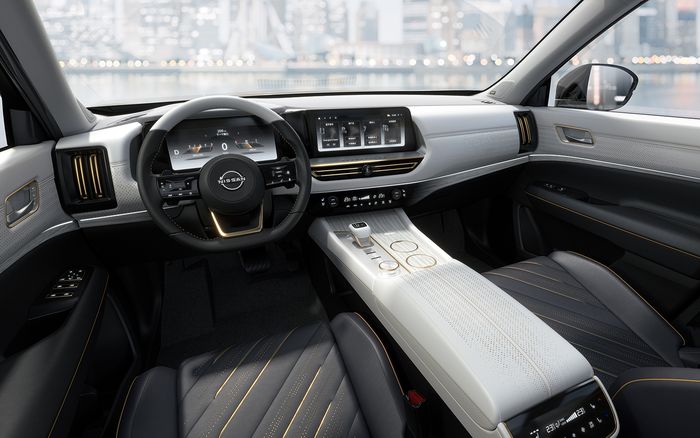 Interior Nissan Pathfinder konsep.