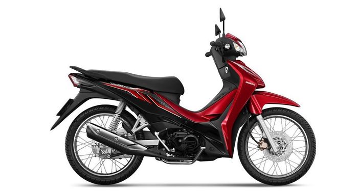 Penampilannya simpel ala Honda Revo koperasi, namun tetap fungsional.