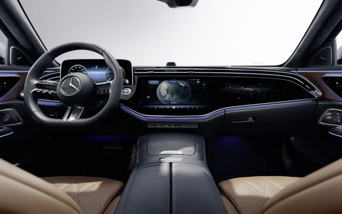 Interior Mercedes-Benz E-Class AMG line.
