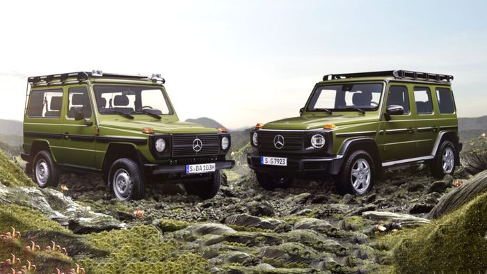 Mercedes-Benz G-Class 500.000 membawa inspirasi dari 280 GE 1980-an.