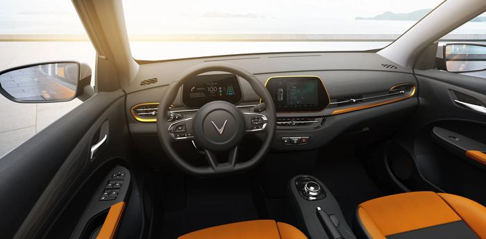 Interior VinFast VF5 Plus.