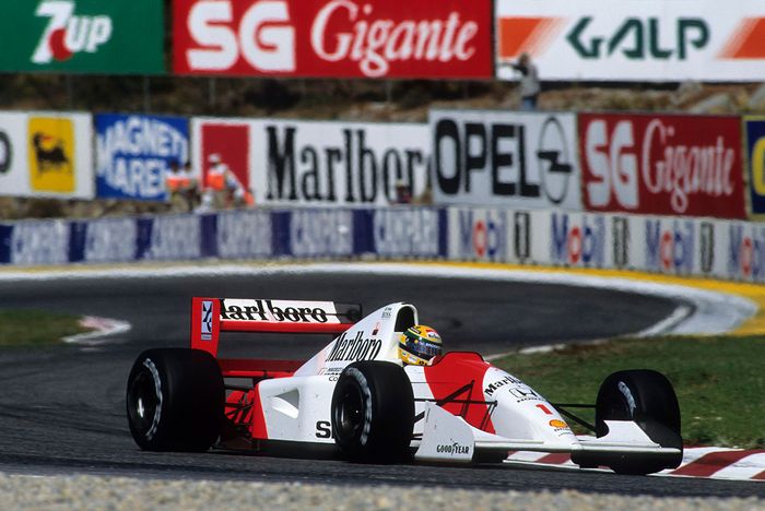 Aryton Senna di McLaren-Honda