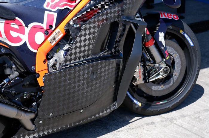 Fairing KTM di tes MotoGP Jerez 2023