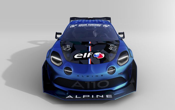 A110 Pikes Peak membawa desain ikonik A110 dengan beberapa modifikasi pada aerodinamika.