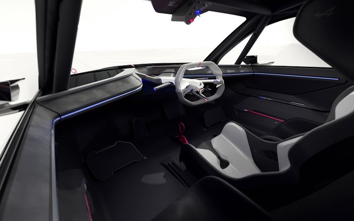 Interior Alpine A290 Beta selayaknya jet tempur.
