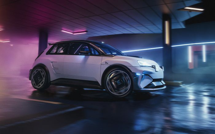 Alpine A290 Beta memiliki siluet mirip dengan Renault 5 Electric.