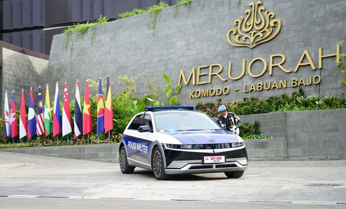 Hyundai IONIQ 5 juga digunakan sebagai kendaraan Paspampres