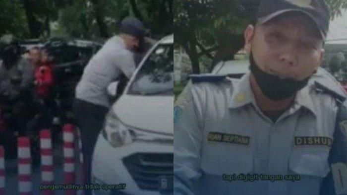 Rian Septiana, Petugas Dinas Perhubungan Jakarta Selatan yang tangannya digigit sopir taksi online