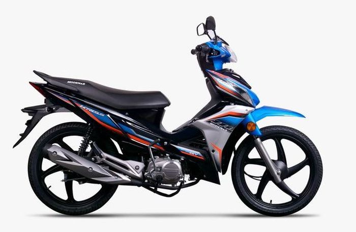 Selain versi cakram, Modenas Kriss 110 juga tersedia pilihan varian rem teromol atau drum.