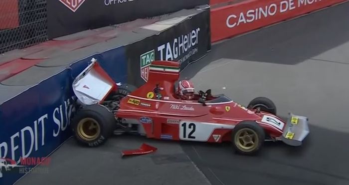 Charles Leclerc crash saat lap demo di Monako