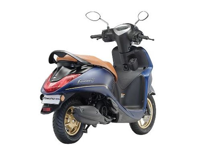 Bagian buritan Yamaha Fascino 2023.