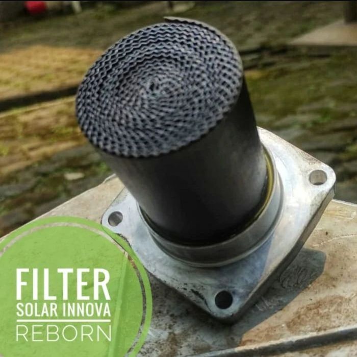 Penampakan Pressurized Fuel Filter Innova Reborn bermesin 2GD-FTV yang sudah sangat kotor