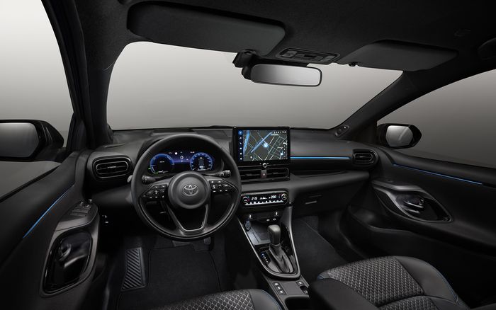Interior Toyota Yaris spek Eropa model 2024.