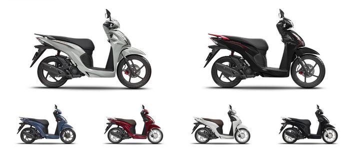 Pilihan warna Honda Vision.