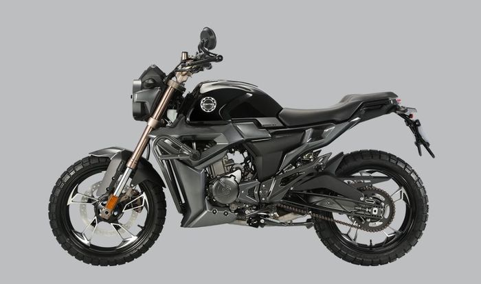 Zontes ZT155G warna Fluo Black.