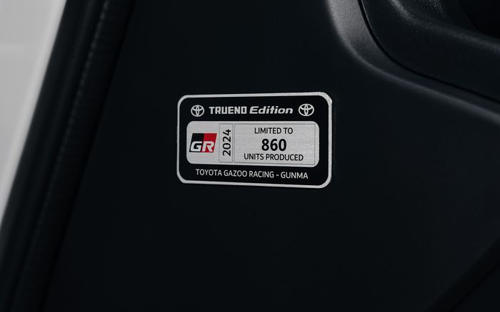 Toyota GR86 TRUENO Edition cuma hadir sebanyak 860 unit saja.