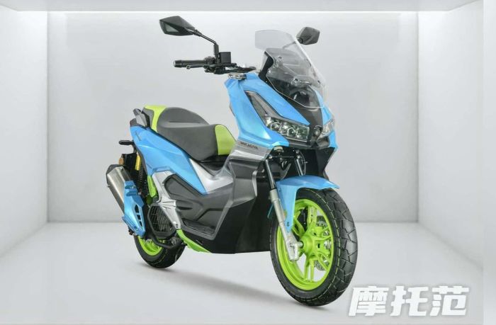 detail tampilan MVCagiva Happy Weekend 150.