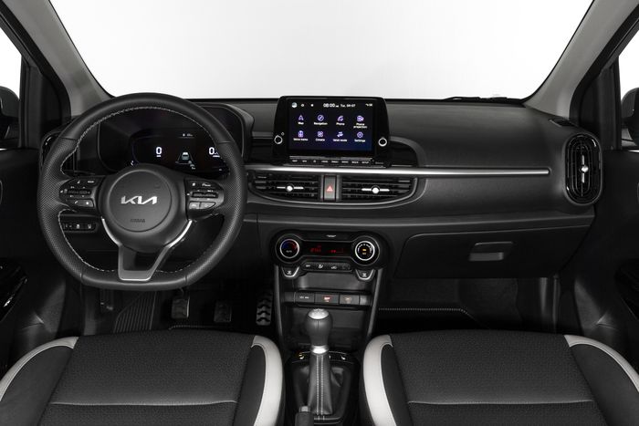 Interior Kia Picanto facelift.