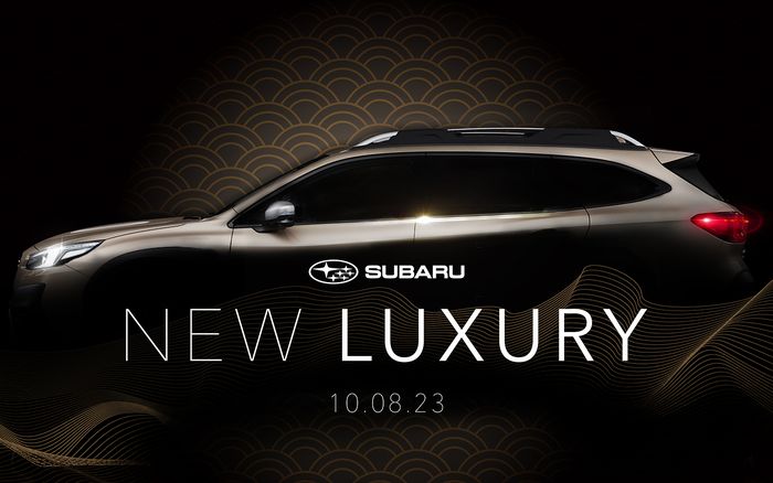 Teaser mobil baru Subaru Outback.