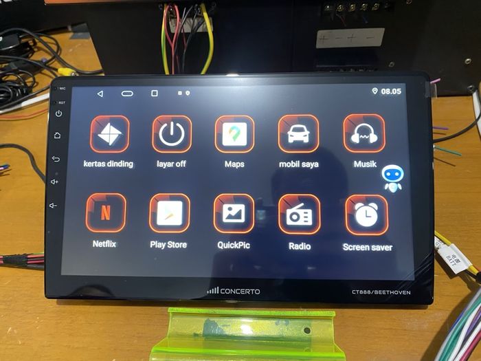 Head unit Concerto, salah satu head unit Android yang bisa jadi pilihan