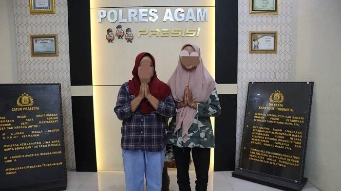 Emak-emak dan anaknya yang bikin video mencaci maki polisi akhirnya salam damai