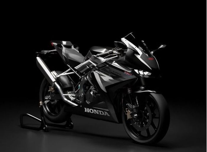 detail tampilan reka digital Honda CBR250RR-R.