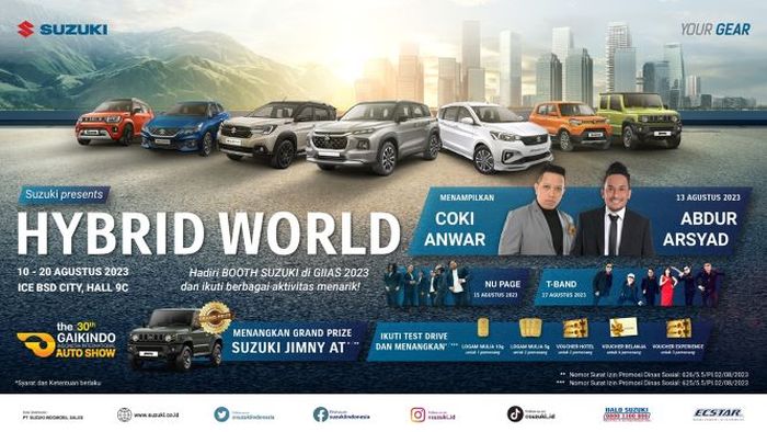 Program Triple Surprise Suzuki di ajang GIIAS 2023