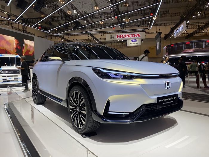 Mobil konsep Honda SUV e: Prototype punya tampilan yang sangat futuristis.