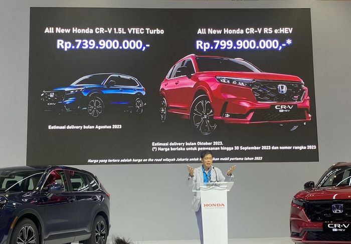 Harga All New Honda CR-V diumumkan di GIIAS 2023