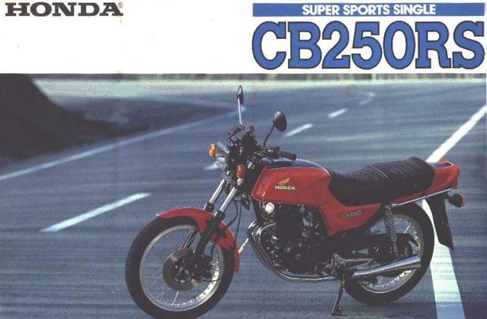 Brosur Honda CB250RS.