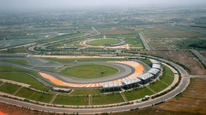 Salah satu area ikonik Buddh International Circuit