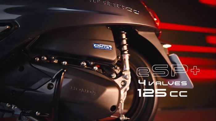 Honda Giorno+ menggunakan mesin eSP+ 125 cc 4 katup