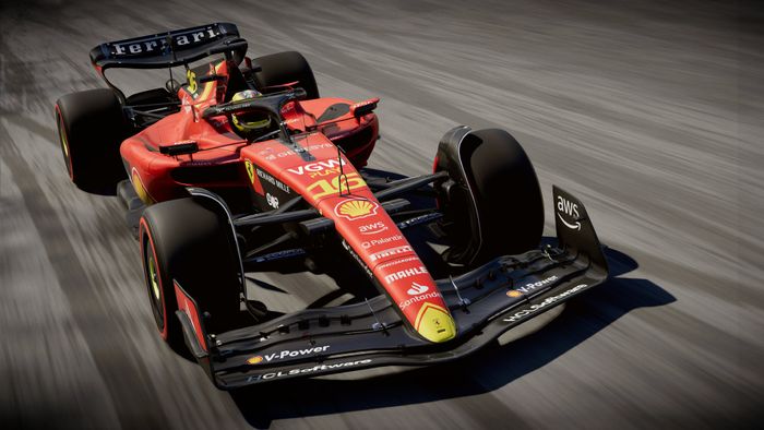 Livery spesial tim Scuderia Ferrari di F1 Italia 2023